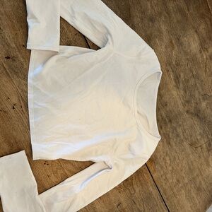 White Long Sleeve Top Lululemon